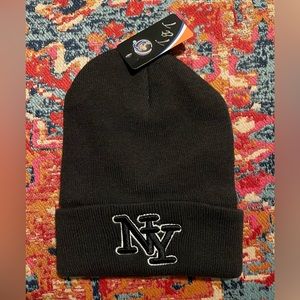 New York Beanie • Brand New, with Tags • Dark Gray
